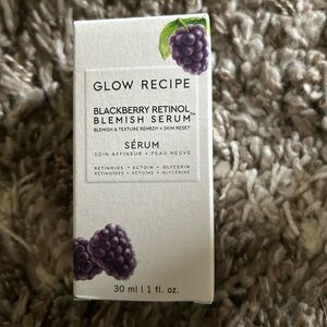Brand New in Box Glow Recipe Blackberry Retinol Serum - 1 ounce